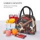 thumbnail image 5 of Balery Samurai Frog Guitar Bolsa de Almuerzo para Mujeres, Caja de Almuerzo, Bolsa de Almuerzo Pequeña Impermeable, Tote de Almuerzo Reutilizable con Gran Capacidad, 5 of 6