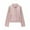 Pink, variant on Womens Faux Leather Jackets Stand Collar Front Zipper Button Cropped Cardigan Causal Stylish Outwear With Zip Pockets (S, Pink)