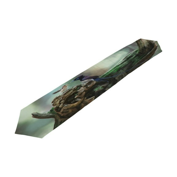 POPCreation Quarrel With The Bird Table Runner Table Top Decoration Home Decor 13x90 inches