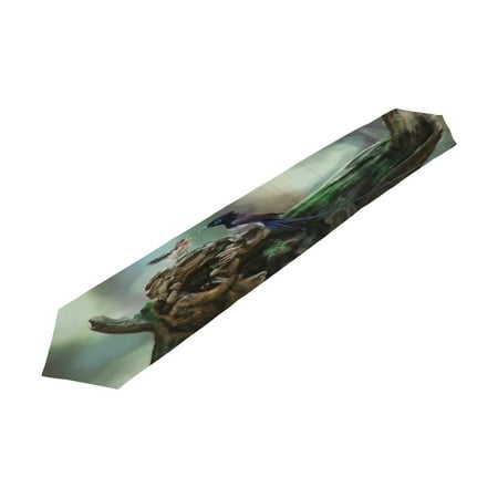 

POPCreation Quarrel With The Bird Table Runner Table Top Decoration Home Decor 13x90 inches