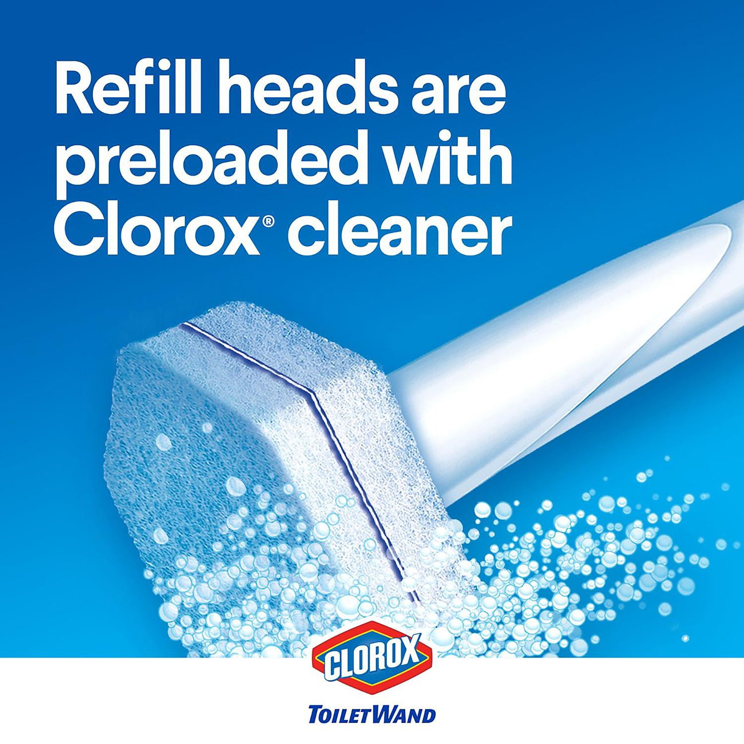 Clorox ToiletWand Disposable Toilet Cleaning System, 1 ToiletWand