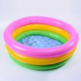 thumbnail image 1 of Portable three-tier rainbow round inflatable swimming pool 1 piece (90 cm), 1 of 4