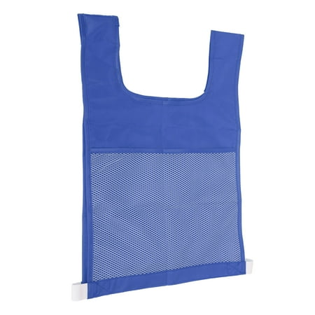 

Children Educational Vest Mesh Pockets Letters Numbers Cognitive Vest for Kindergarten Blue