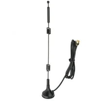 Jkung TV Antenna-Double‑Helix, High Gain, Wide Range, Easy‑Install with Suction Cup Base