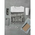 thumbnail image 3 of Boxing Poster Typography Tee Men's -Image by Shutterstock, 3 of 4
