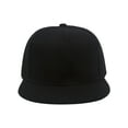thumbnail image 2 of Top Headwear Flat Bill Adjustable Snapback Cap - Black, 2 of 2