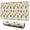 Christmas Tree Gift, variant on 31.5x11.8 Inch Gaming Mouse Pad, Non-Slip Stitched Rubber Desk Mat for Desktop & Laptop,Christmas Wine Glass Holly Beige Pattern