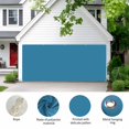 thumbnail image 2 of Blue Garage Door Cover Banner 6 x 13 FT, Modern Pure Wave Ride Garage Door Curtains Backdrop with Grommets for Indoor Outdoor Wall Party Porch Yard Decorations Background, 2 of 9