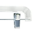 thumbnail image 3 of SSWBasics  14 Inch Clear Plastic Skirt Hangers and Pants Hangers with Clips - Pack of 20 Durable Hangers with Clips for Skirts and Pants, 3 of 7