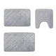 thumbnail image 1 of Bewildely Juego de 3 piezas de alfombrilla de baño lavable de poliéster - Combinación de juego de sensación de pie cómodo de tela es Juegos de accesorios de baño estampado de linterna 3D verde, 1 of 6