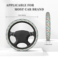 thumbnail image 5 of Haiem Art Of Livings Print Steering Wheel Cover 15 Inches for Women Men, Neoprene Anti-Slip Cute Car Steering Wheel Grip Wrap Car Accessories Protective Case Cover for Vehicle Truck SUV, 5 of 8