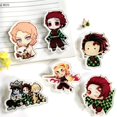 thumbnail image 4 of Anime Demon slayer Broche Acrílico Kimetsu noYaiba Figura Linda tanjiro Nezuko Zenitsu Rengoku Bolsa Colgante Parche Para Teléfono Móvil, 4 of 4