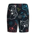 thumbnail image 5 of Gaeub Joystick Gamepad Printed Men's Short Pajama Pants, Lightweight Lounge & Sleep Bottoms Keep You Cool - 4X-Large, 5 of 9