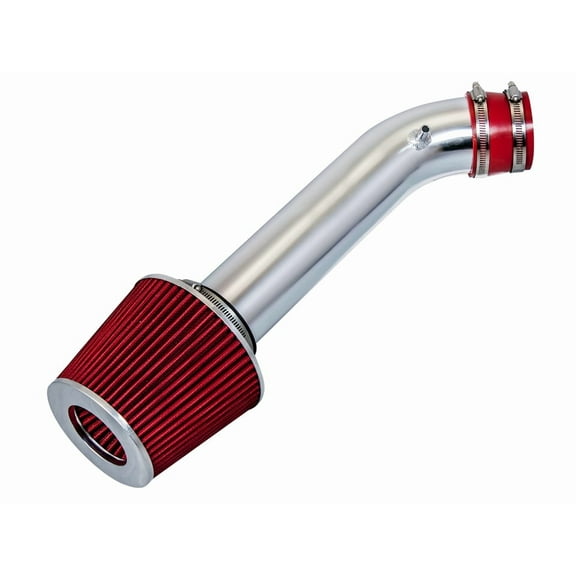Rtunes Racing Short Ram Air Intake Kit   Filter Combo RED Compatible For 92-95 Honda Civic - All Models