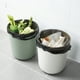 thumbnail image 5 of Inteprter Cubo de basura de PP de gran capacidad, cubo de basura para cocina, almacenamiento de basura, sala de estar, cubo de basura sin tapa, Almacenamiento y organización del hogar Blanco Largo, 5 of 6
