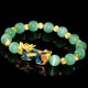 thumbnail image 4 of Feng Shui Mantra Obsidiana Pi Yao Aleación Joyería Regalo Negro Verde cro Sunnimix pulsera de moda para mujeres hombres, 4 of 7