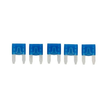 Bussmann Series 5 Count ATM / Mini, 15 Amp, Automotive Fuse Pack, BP/ATM-15-RP (Blue)