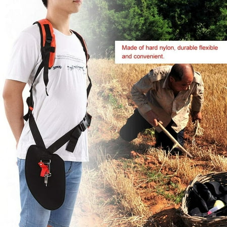 

Twowood Adjustable Trimmer Double Shoulder Strap Lawnmower Brush Cutter Padded Belt