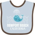 thumbnail image 3 of Inktastic Newport Beach California Whale Watching Boys or Girls Baby Bib, 3 of 4