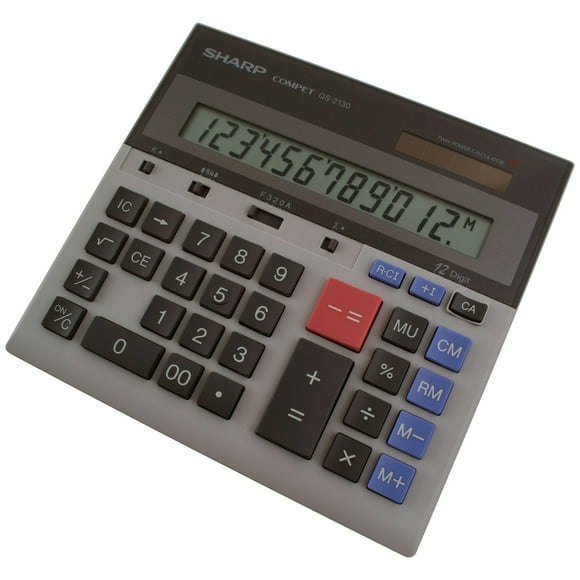 Sharp QS-2130 Twin Powered Display 12 Digit