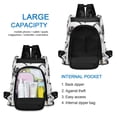 thumbnail image 6 of FORMRS Women's Travel Backpack Purse Anti-Theft Hidden Pockets Casual Shoulder Bag, Football Player Pattern, 6 of 7