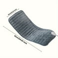 thumbnail image 3 of PEACNNG ALLJOY Electric Heating Pad For Back/Shoulder/Neck/knee/leg  Fast Heating Settings  Auto-Off  Machine Washable  Moist Dry Heat Options  Extra Large 12”x24”  Grey, 3 of 7