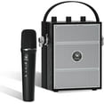 thumbnail image 1 of HW HAOWORKS Amplificador de Voz Portátil de 40W con Micrófono, Altavoz Bluetooth con Micrófono, Sistema PA con Efectos de Eco y Sonido, Karaoke Inalámbrico para Cantar-S98 Pro, 1 of 8
