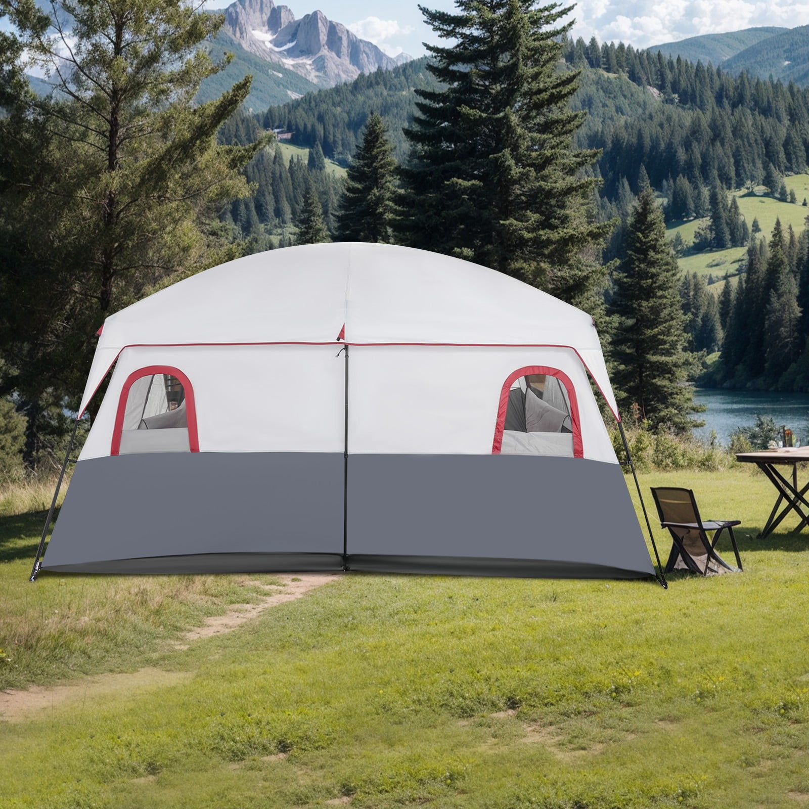 Tents for Camping, Family Tent for Outdoor Camping and Backyard, Outdoor Camping Tent for Parks, Backyards, Out Camping, Picnics, and More