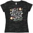 thumbnail image 3 of Inktastic Jesus is the Reason for the Season Christmas Bells and Stars Women's T-Shirt, 3 of 5