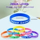 thumbnail image 2 of Pulseras de silicona Skylety Jesus Loves You para niños (150 unidades), 2 of 7