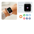 thumbnail image 4 of Reloj Inteligente Bluetooth, Smartwatch Resistente Al Agua Ip68, Modelo Deportivo Xtellar blanco, 4 of 4