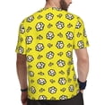 thumbnail image 2 of Wukai White Popcorn Print Men's Short-Sleeved Mesh T-Shirt,Quick-Dry Short Sleeve Workout T-Shirt-XX-Large, 2 of 8