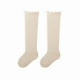 thumbnail image 6 of 3 Pairs Baby Knee High Socks Newborn Infants Toddlers Cotton Uniform Stockings Warm Cotton Boys Girls Stockings, 6 of 10