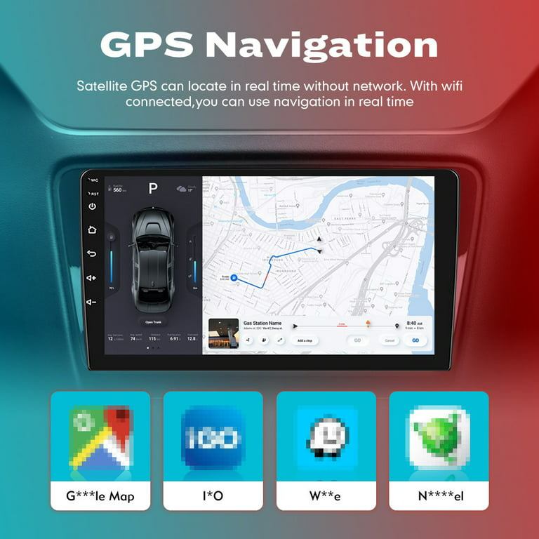  Kunfine Car Android Navigation Stereo GPS Radio