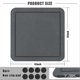 thumbnail image 4 of Diatomaceous Earth Plant Tray Square Potted Dripping Stone Tray, 4 of 5
