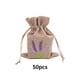 thumbnail image 4 of Minnieouse Bolsa de joyería de 50 Uds., bolsa de lino con cordón, regalos, adornos, bolsas de embalaje de joyería redondas suaves, accesorios Ropa, zapatos y accesorios Miscelánea Minnieouse AP016117-01, 4 of 6
