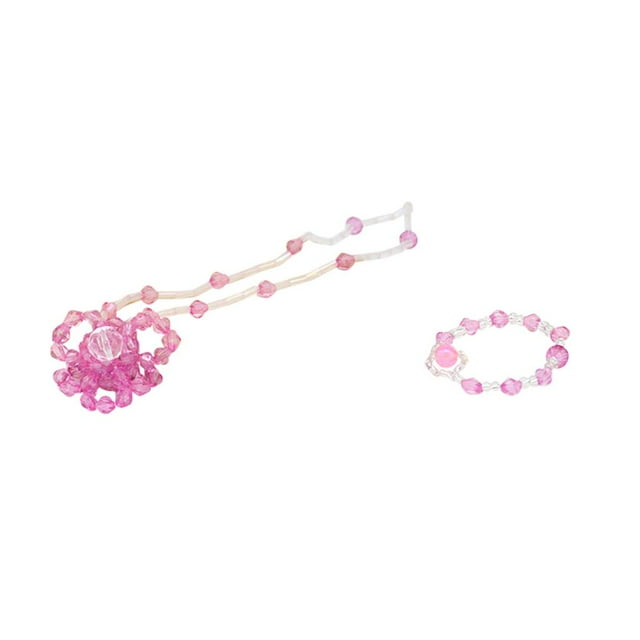 Collar Con Colgante De Corazón Y Pulsera Para Muñeca Americana Rosy # 2 De 18 ''