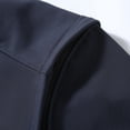 thumbnail image 6 of Youthup Men's Casual Solid Hooded Jacket, Detachable Sleeve Fleece Lined Stand Collar Loose Fit Convertible Jacket for Urban Wear, 6 of 9