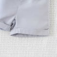 thumbnail image 6 of Baby Onesies Boy Baby Boy Clothes Short Sleeve Striped Romper Solid Short Set Ribbed Knitted Summer Outfit, 6 of 7
