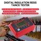 thumbnail image 3 of Probador de resistencia Irfora Probador de resistencia de aislamiento digital TS58 0.1MΩ-10GΩ Megóhmetro con pantalla LCD retroiluminada AC DC 10-600V Máximo 2000 recuentos Kit de medidor de resiste Irfora Probador de resistencia, 3 of 6