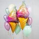 thumbnail image 2 of 46 x 20 Inch Ice Cream Food Balloon Mylar Balloons Ice Cream Foil Balloon for Hawaii Luau Birthday Baby Shower Party Decorations,5 Pcs, 2 of 4