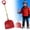 Red, variant on YCCMML Multi-Purpose Outdoor Shovel Thickened Ergonomic for Beach Snow and Gardening