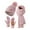 Pink, variant on Scarfs for Women Scarves for Women Lightweight Warm Winter Knitted Wool Plus Velvet Padded Gloves Hats And Scarves