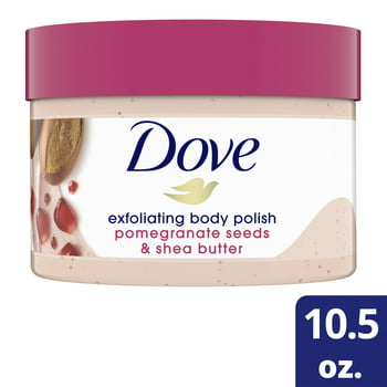 Dove Exfoliating Body Polish Scrub Pomegranate & Shea Butter, 10.5 oz