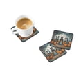thumbnail image 2 of La Catrina Skeleton Spooky Halloween Foam Coaster Set of 4 3.5 in x 3.5 in, 2 of 5
