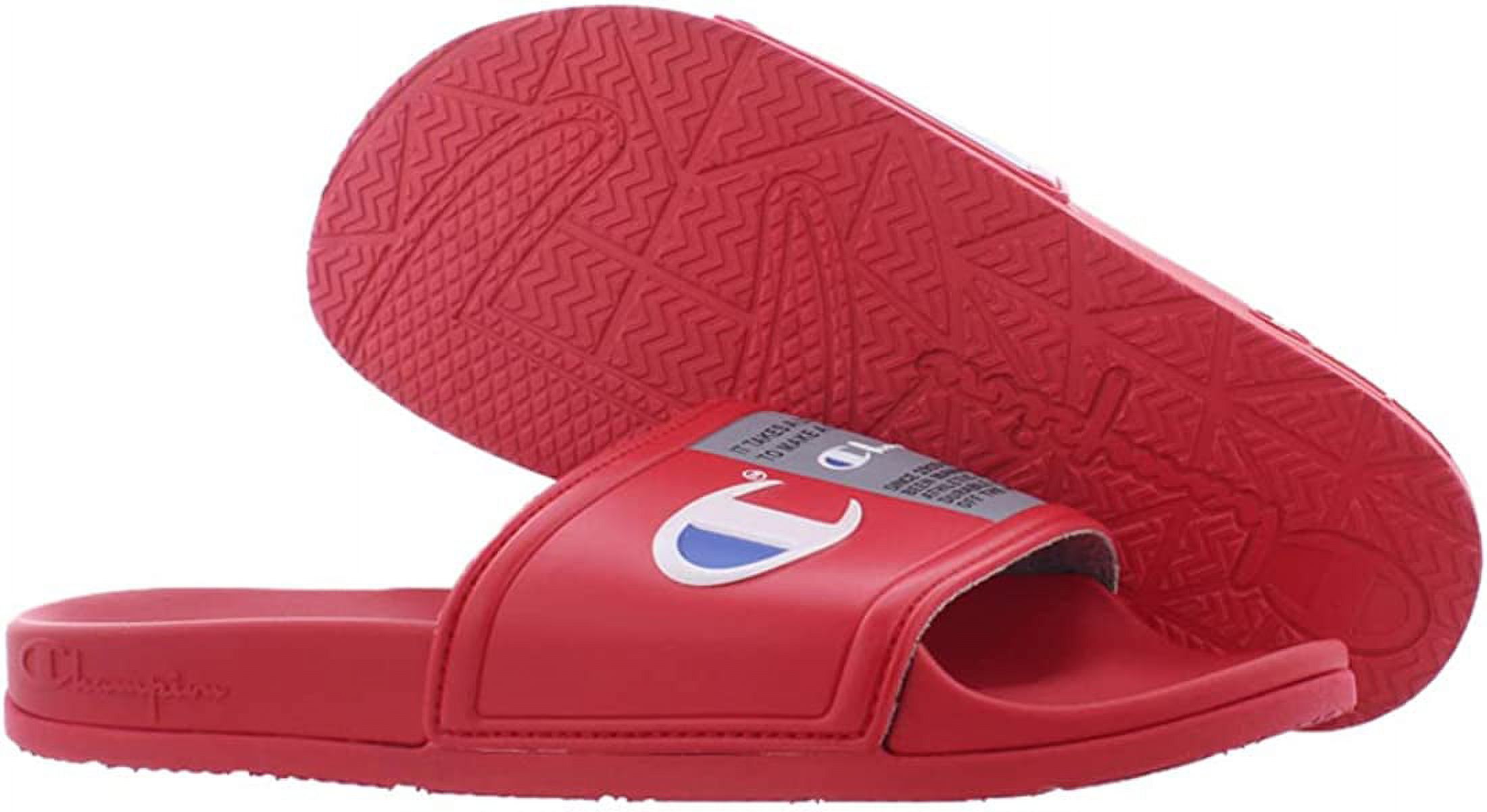NEW Champion Men\'s IPO LA Los Angeles Scarlet Navy Slide Sandals CHAMPION: NAVY BLUE IPO SLIDE SANDAL – 85 86 eightyfiveightysix main image 3