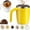 yellow, variant on EIGTHTAIL self stirring coffee mug,magnetic stirring coffee mug self heating coffee mug Rechargeable Automatic Stirring Coffee Mug Office Reusable Coffee Mug Rechargeable Self Stirring