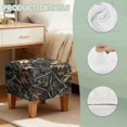 thumbnail image 7 of SCRAWLGOD Camo Forest Print Ottoman Slipcover Square Stretch Ottoman Covers for Folding Storage Stool Soft Foot Stool Cover with Elastic Bottom for Home Decor, 7 of 7