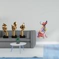 thumbnail image 2 of Estatuas de pensadores,Estatuas de pensadores,esculturas de arte abstracto para mesa,Figuras modernas con rostros para decorar el escritorio,Figura decorativa,Estatua de perro, 2 of 8