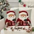 thumbnail image 4 of Under $5 Christmas Throw Pillow Covers 18x18" Christmas Festival Decoration Sofa Decoration Linen Pillow Party Supplies, 4 of 7